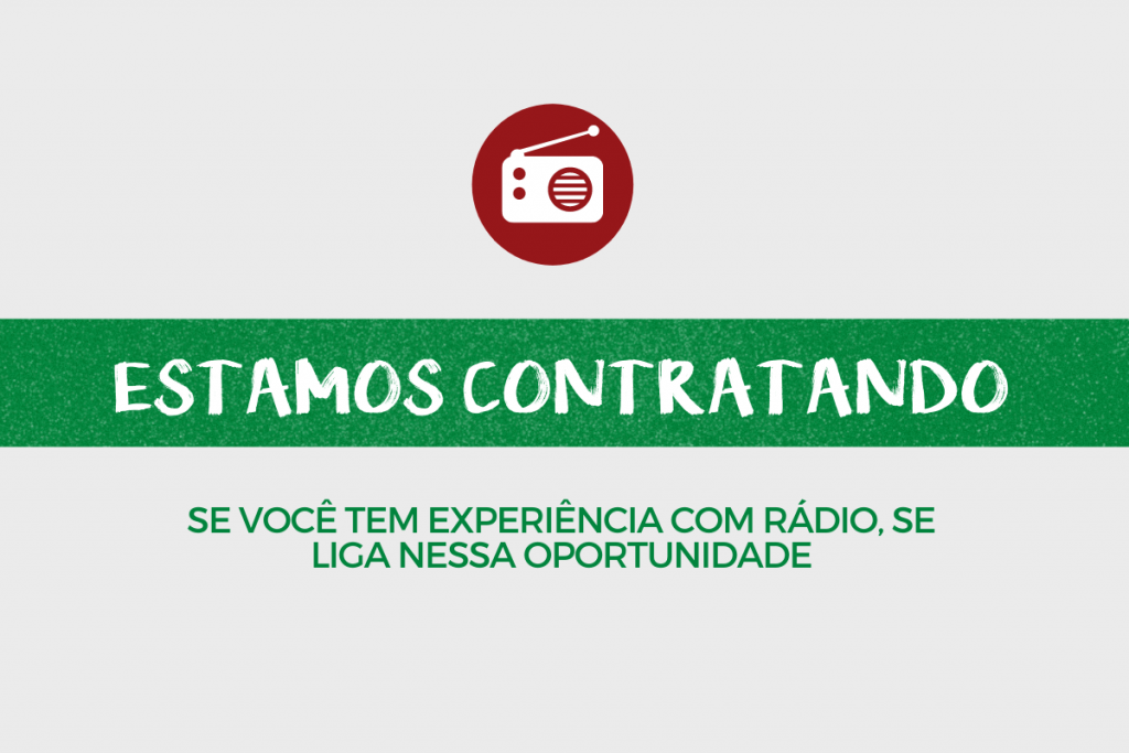 contratação de comunicador para projeto de rádio