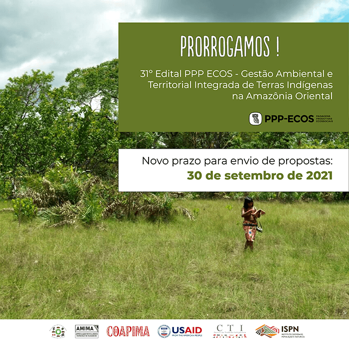 Prorrogação 31º Edital PPP ECOS