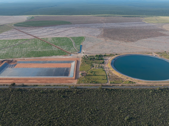 Área de desmatamento em Correntina, na Bahia.