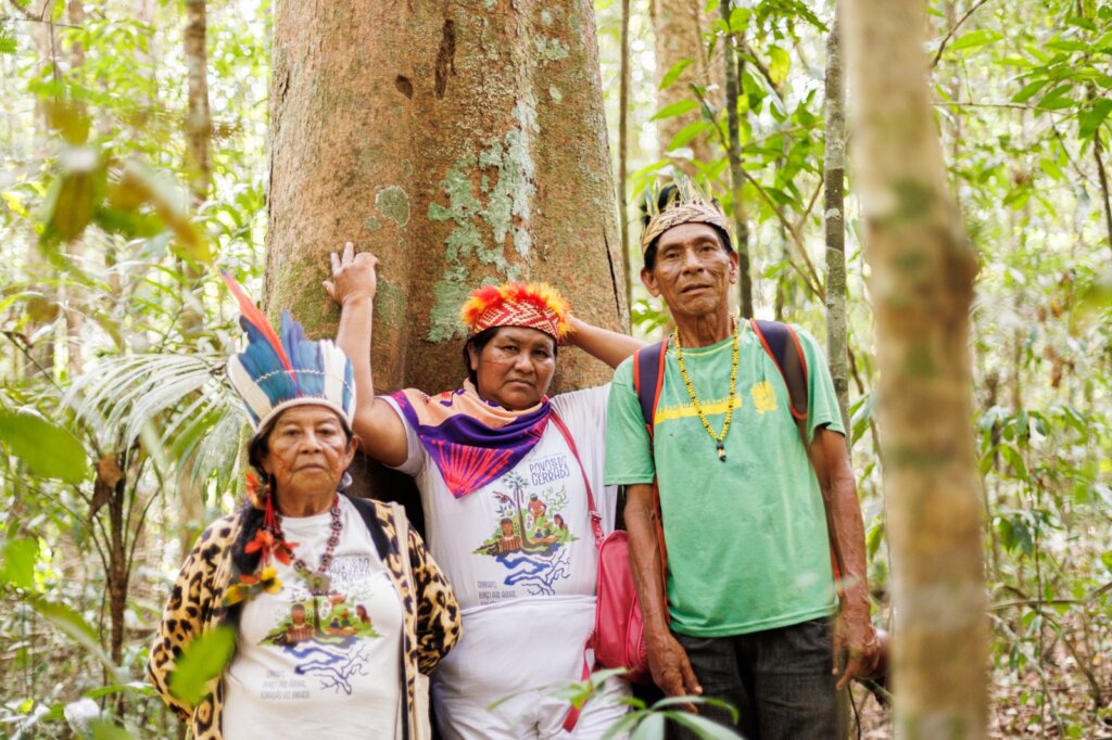 Povo Guarani Kaiowá do Mato Grosso do Sul, realizando intercâmbio com indígenas do Maranhão pelo Curso de Cerrativismo. Foto: Bruna Braz.Acervo/ISPN