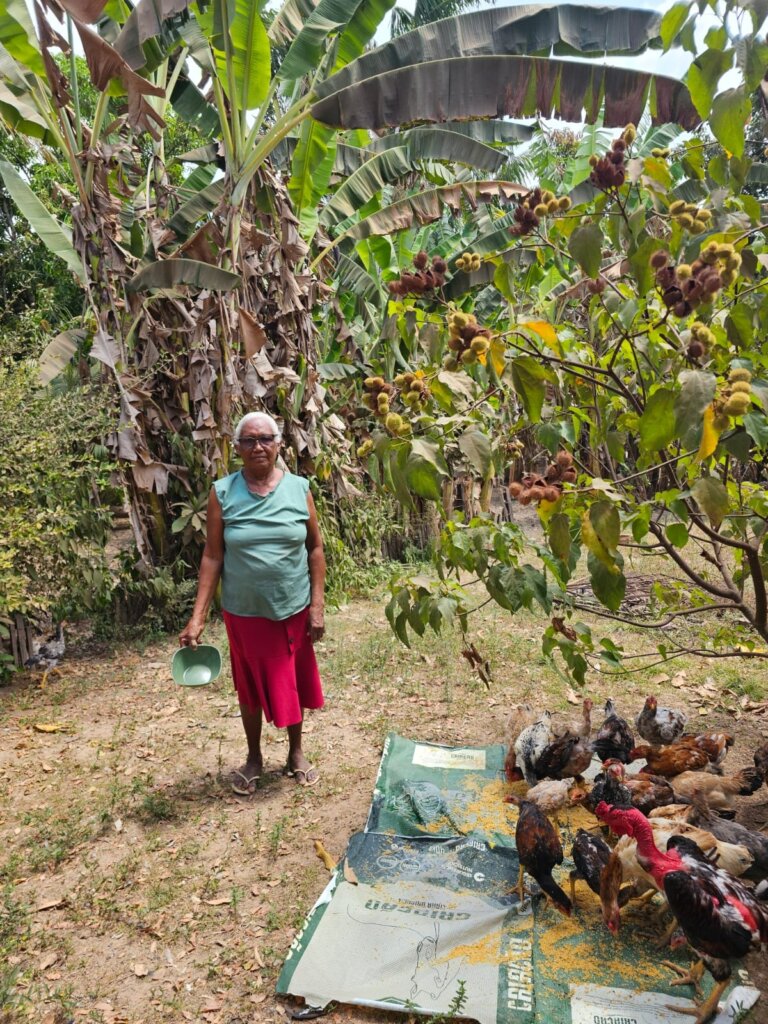 Teresinha de Aquino Santos, de 72 anos, nascida no quilombo Capoeira. Foto: Cristiane Moraes/ Acervo ISPN